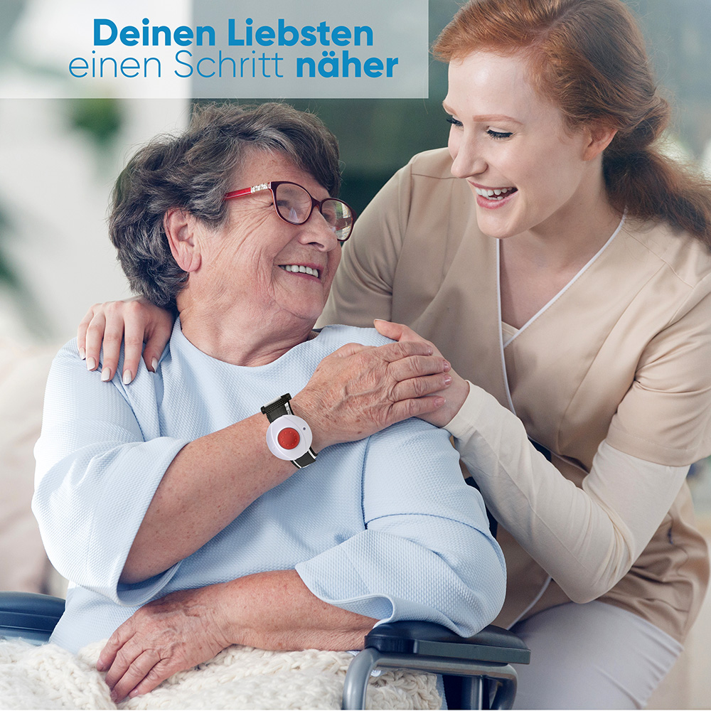 HelpLine Funk-Armbandsender (Zusatzsender für Praxis, Pflege & Zuhause)