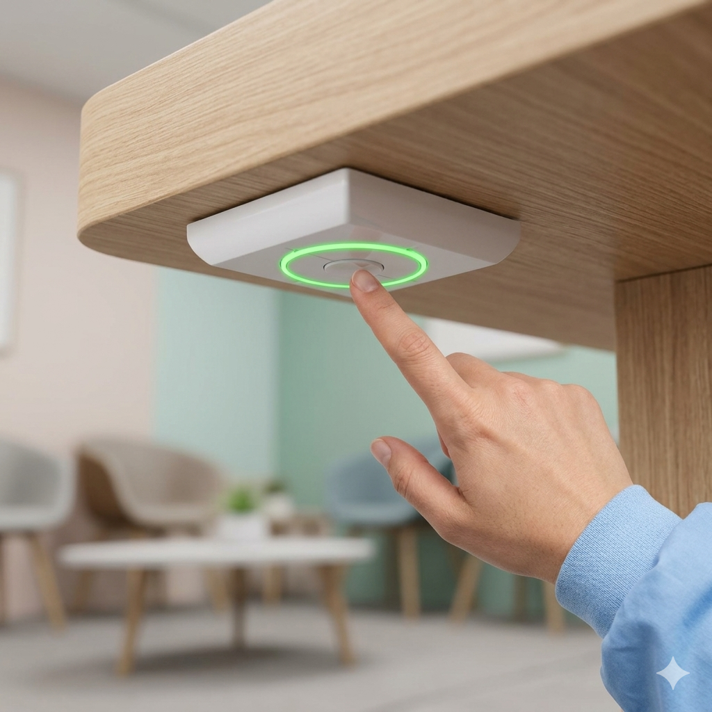 HelpLine Personalschutz-Set Steckdose & Easykey im Rahmen