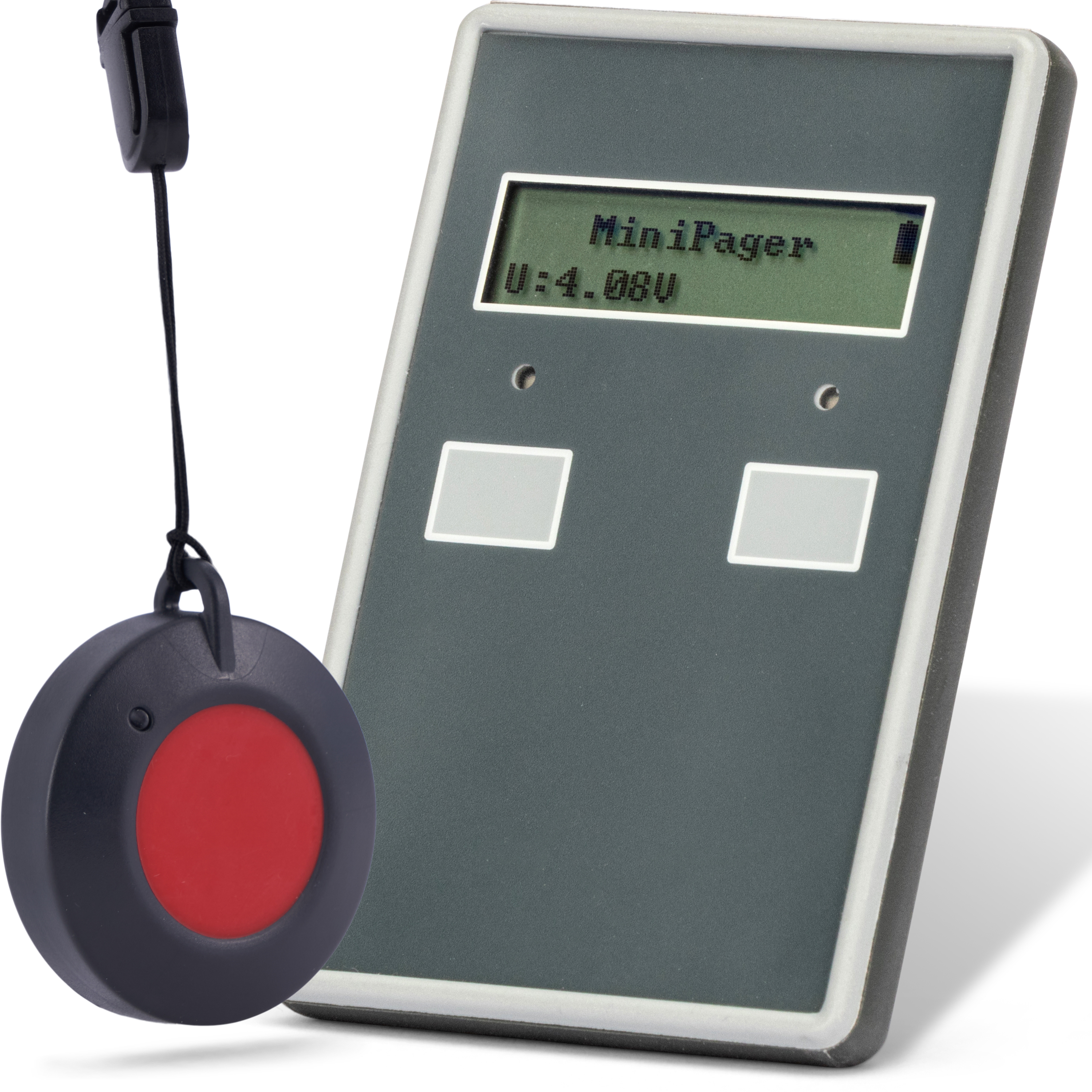 ELDAT Mini Pager RRP01 | Mobiler Profi-Funkempfänger für Pflegeeinrichtungen (bis 64 Sender)