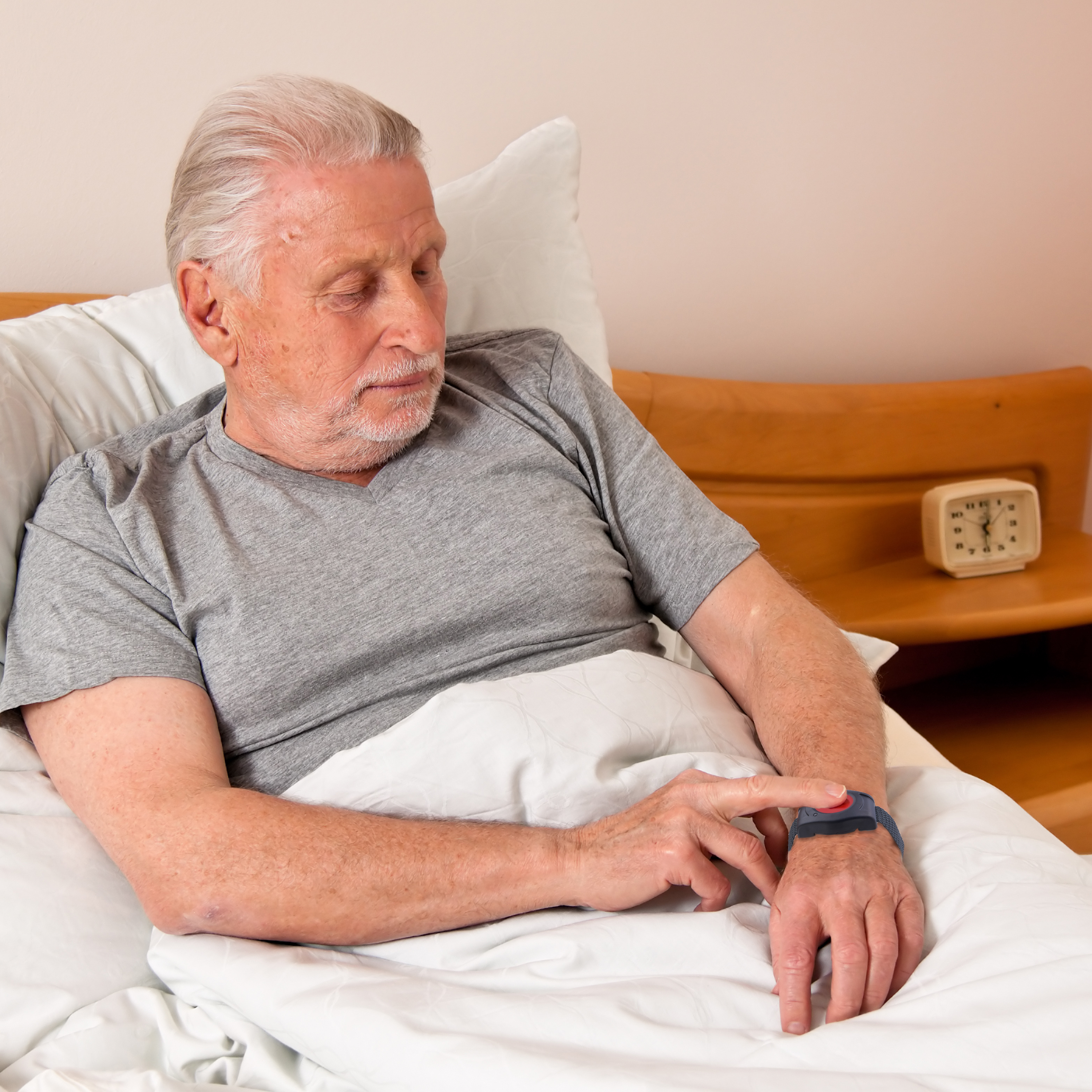 ELDAT Easywave Assistenz-Telefon APF03 inkl. Ruf-Armband (Für kleine Einrichtungen)